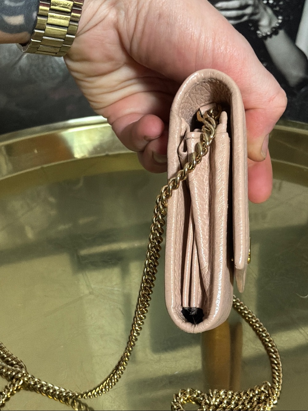 GUCCI | AUTHENTIC LEATHER WALLET ON A CHAIN (WOC) - Picture 8 of 8